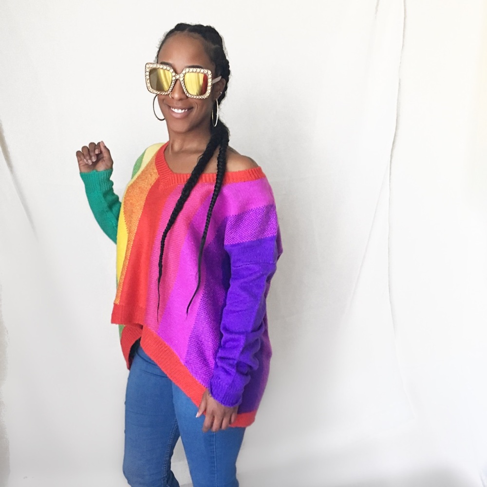 Rainbow sweater